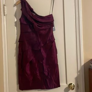 London Times One Shoulder Dress